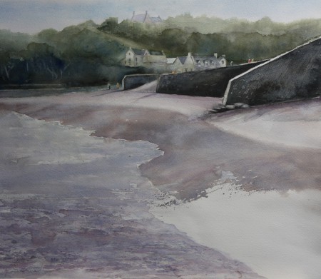 Plage à Douarnenez 73x73cm